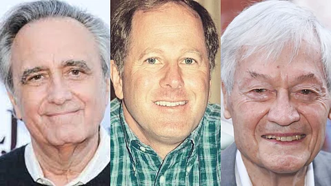 Joe Dante (left), Brad Krevoy (middle), Roger Corman (right)