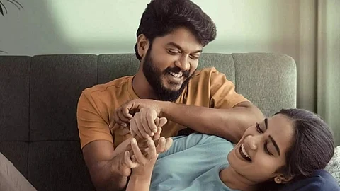 Lover stars Manikandan and Sri Gouri Priya