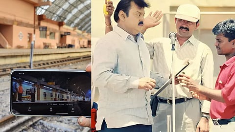 Picture from Murugadoss' post; Old picture from Ramana