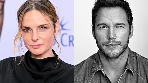 Rebecca Ferguson and Chris Pratt