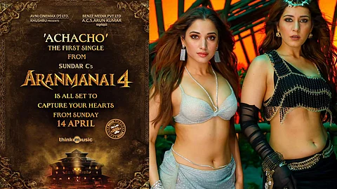 First single 'Achacho' from Aranmanai 4 to release on April 14