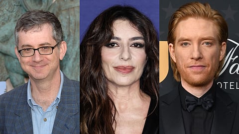 Greg Daniels (left), Sabrina Impacciatore (middle), Dohmnhall Gleeson (right)