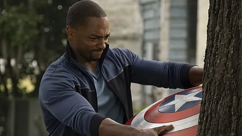 Makers tease fans with Anthony Mackie's Captain America look