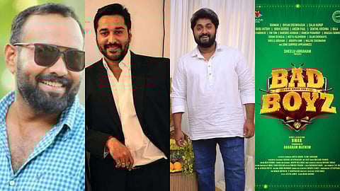 From L to R (Omar Lulu, Rahman, Dhyan Sreenivasan)