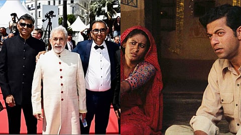 Naseeruddin Shah, Prateik Babbar attend screening of Shyam Benegal’s Manthan at Cannes Film Festival