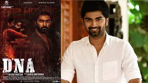 Makers release first look poster of Atharvaa's DNA