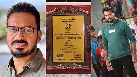 Sahadev Kelavadi wins best debut director Jury award for Kenda at Dada Saheb Phalke Film Festival