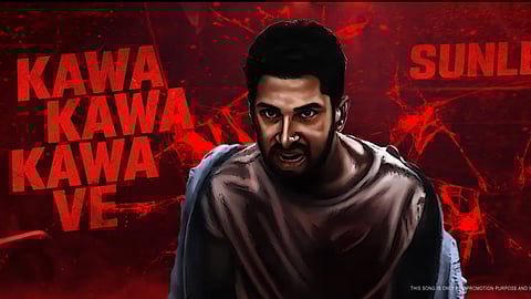 A still from the music video