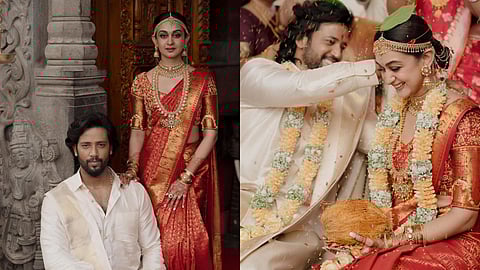 Aishwarya Arjun and Umapathy Thambi Ramaiah tie the knot