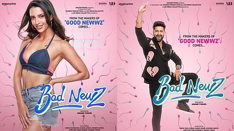 Triptii Dimri and Vicky Kaushal in the posters