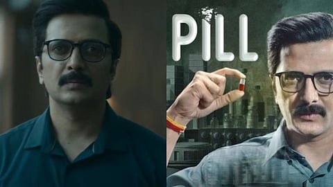 Riteish Deshmukh's still from Pill and the poster of the series