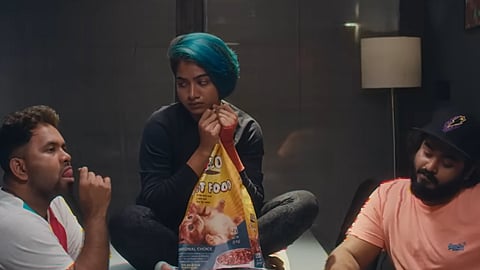 Aju Varghese, Anarakali Marikar and Gokul Suresh from Gaganachari