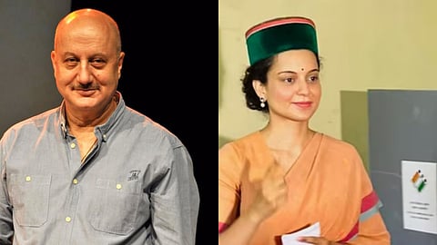 Anupam Kher and Kangana Ranaut