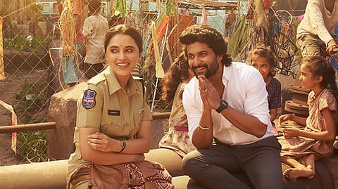 A still from Saripodhaa Sanivaaram