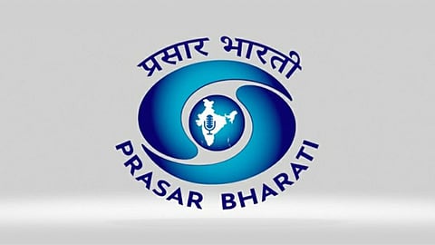 The logo of Prasar Bharati
