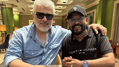 Vinayak Mahadev bumps into his maker! Ajith catches up Venkat Prabhu