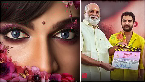 K Raghavendra Rao giving the clap at Laila's launch ceremony