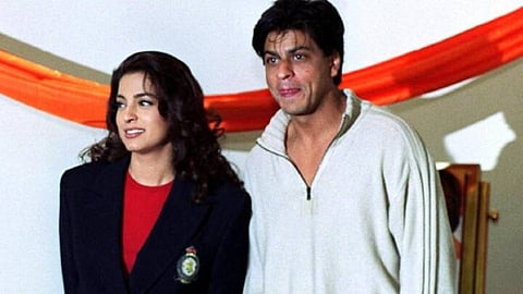 Juhi Chawla and Shah Rukh Khan