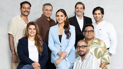 From left to right (sitting): Madhu Sharma, Huma Qureshi, Bikas Mishra, Shiladitya Bora
from left to right (standing): Anshuman Singh, Sachin Khedekar, Chandrachur Singh, Kunal Kumar
