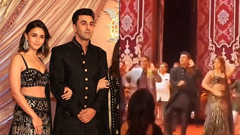 Ranbir and Alia at the Sangeet ceremony