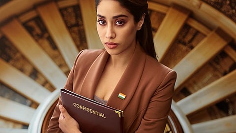 Janhvi Kapoor in a poster from Ulajh