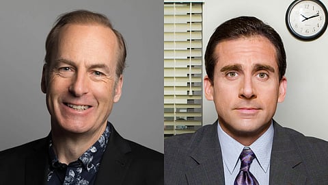 Bob Odenkirk, and Steve Carell in The Office series