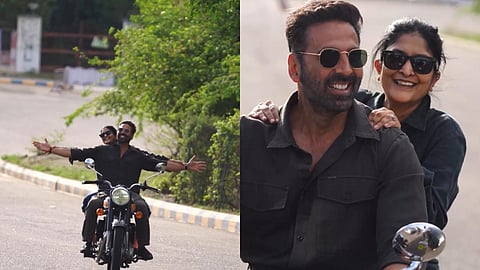 Akshay Kumar and Sudha Kongara from the video