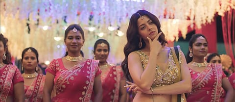 'Aaraathi Aaraathi' from Prabhu Deva's Petta Rap is a typical wedding celebration number