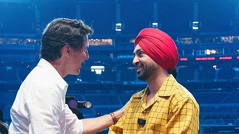 Justin Trudeau and Diljit Dosanjh