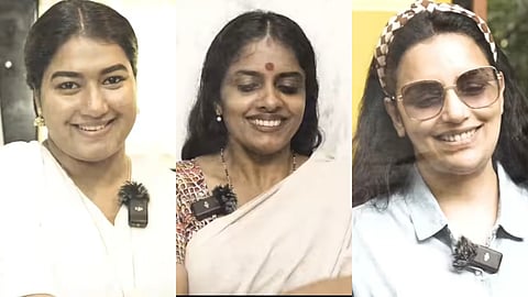 Grace Antony, Kani Kusruti, and Shwetha Menon