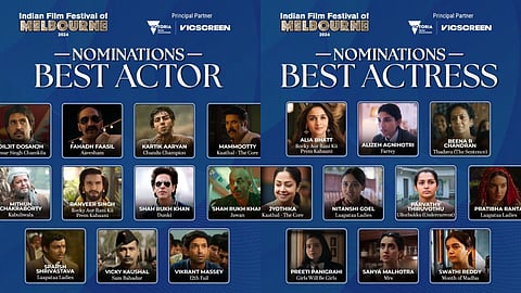The nomination lost of actors and actresses