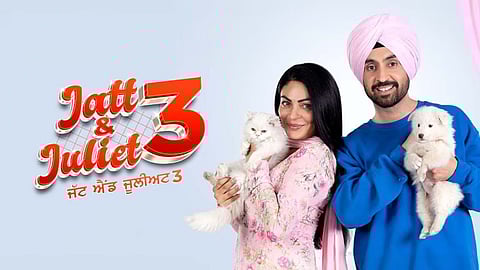 The poster of Jatt & Juliet 3