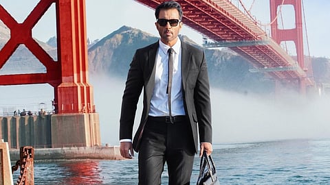Sonu Sood in a poster from Fateh
