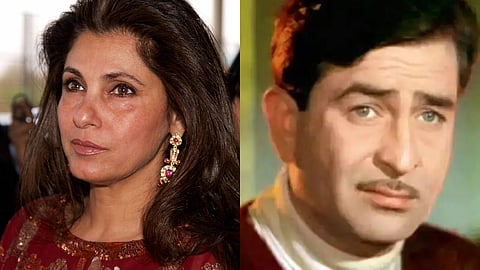Dimple Kapadia and Raj Kapoor