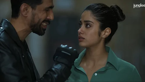 Gulshan Devaiah and Janhvi Kapoor in Ulajh