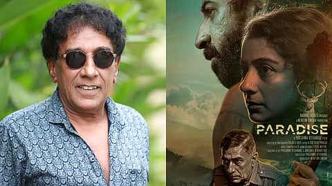 Mahendra Perera (L), Poster of Paradise (R)