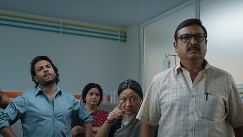 A still from the film Veeranjaneyulu Viharayathra