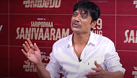 Latest still of SJ Suryah from an interview
