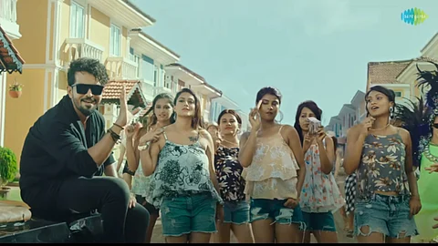 A still from the song