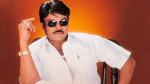 A still of Chiranjeevi from Indra