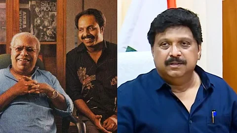 (L to R) Thilakan, Shammi Thilakan and K B Ganesh Kumar