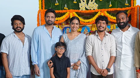 Sumanth and the core team at launch ceremony