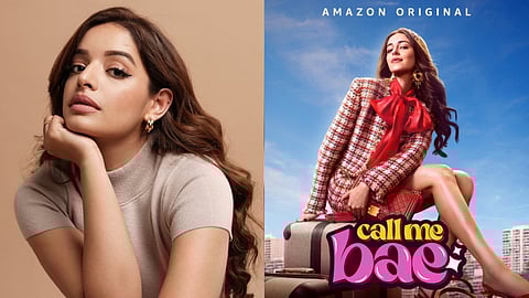 Lisa Mishra (left) and a poster of Call Me Bae