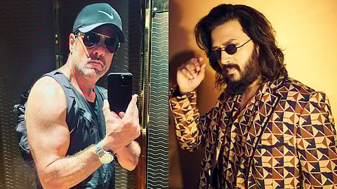 Fardeen Khan (left) and Riteish Deshmukh