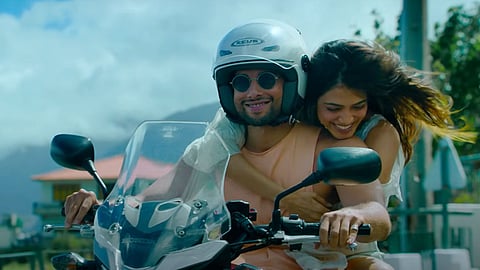 A still from the song featuring Siddhant Chaturvedi and Malavika Mohanan