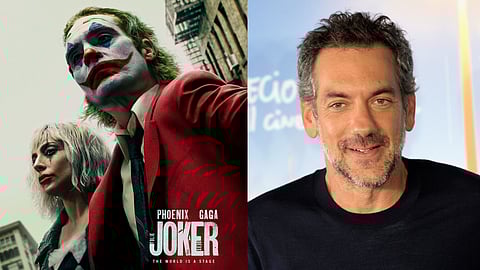 The poster (L), and Todd Phillips