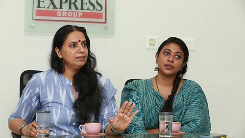 Jolly Chirayath (L), Divya Gopinath (R)