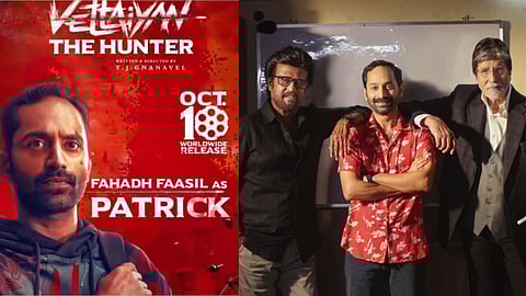 Fahadh Faasil to play Patrick in Rajinikanth's Vettaiyan