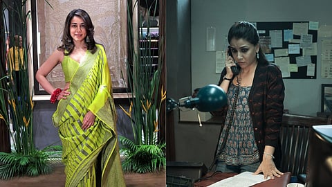 Amrita Puri and her still from the series