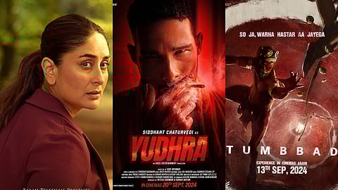 Posters from The Buckingham Murders, Yudhra and Tumbbad